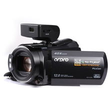 欧达HDV D350V 数码摄像机 500万像素 10倍光学变焦 3英寸液晶屏 1080P高清摄像 投影功能 摄像机产品图片3